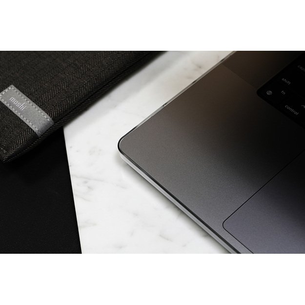 „Moshi iGlaze“ – „Hardshell“ dėklas, skirtas „MacBook Pro 16“ (M4/M3/M2/M1/2024-2021) (Stealth Clear) 13