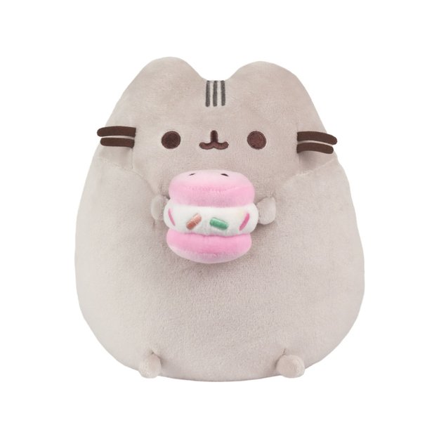 Pusheen - pliušinis talismanas su ledų sumuštiniu 24 cm 1