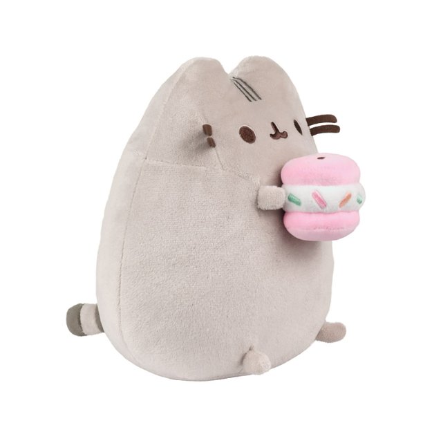 Pusheen - pliušinis talismanas su ledų sumuštiniu 24 cm 3