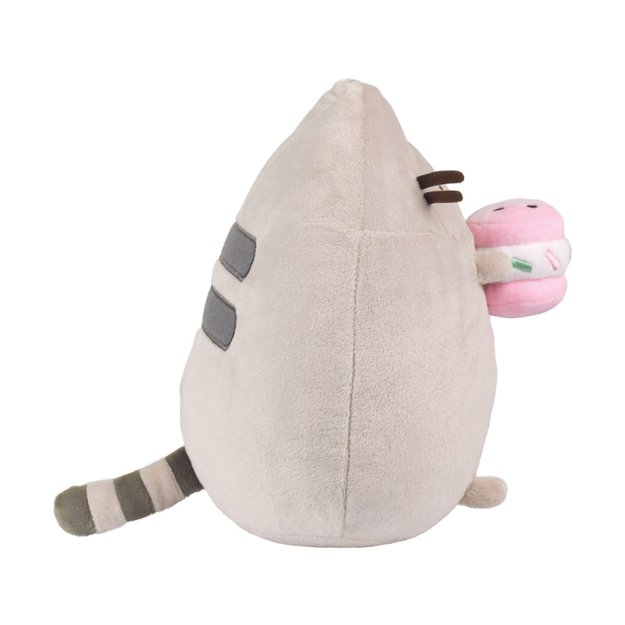 Pusheen - pliušinis talismanas su ledų sumuštiniu 24 cm