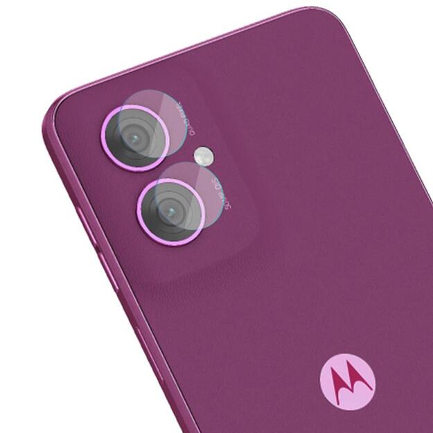 3mk objektyvo apsauga – fotoaparato objektyvo stiklas, skirtas Motorola Moto G55 5G (4 rinkiniai)