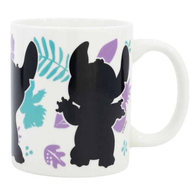Disney Stitch – spalvą keičiantis keraminis puodelis dovanų dėžutėje iš Stitch & Angel Collection 325 ml