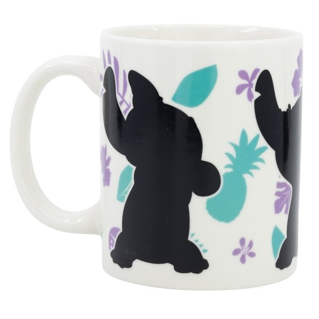 Disney Stitch – spalvą keičiantis keraminis puodelis dovanų dėžutėje iš Stitch & Angel Collection 325 ml