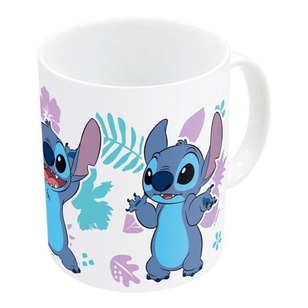 Disney Stitch – spalvą keičiantis keraminis puodelis dovanų dėžutėje iš Stitch & Angel Collection 325 ml