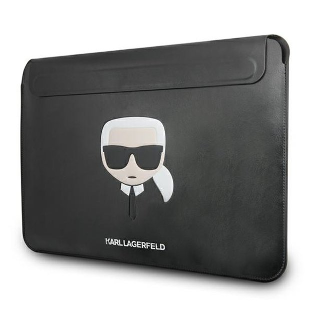 Karl Lagerfeld Ikonik Sleeve – nešiojamojo kompiuterio dėklas 16 (juodas)