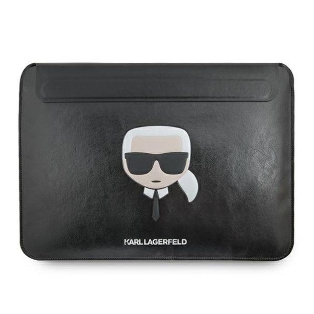 Karl Lagerfeld Ikonik Sleeve – nešiojamojo kompiuterio dėklas 16 (juodas)