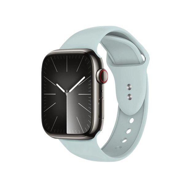 Crong skysta juostelė, skirta Apple Watch 42/44/45/49 mm (mėtinė žalia)