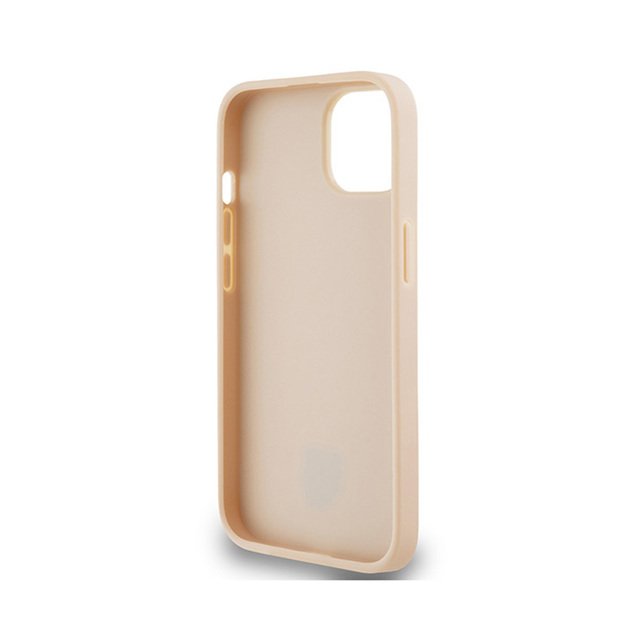 DKNY odinis languotas monofoninis raštas ir spausdintos juostelės – dėklas, skirtas iPhone 14/15/13 (rožinis) 15