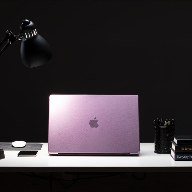 „Incase Hardshell“ dėklas, skirtas 14 colių „MacBook Pro“ (M4/M3/M2/M1/2024-2021) („Dots“ / „Ice Pink“)