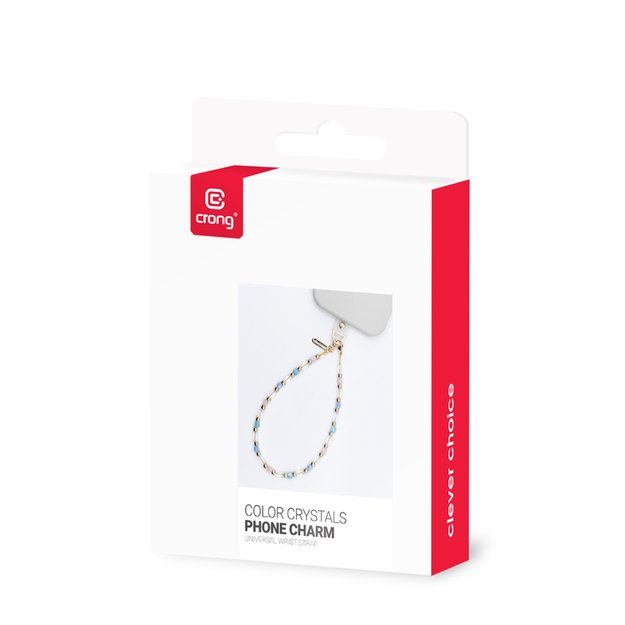 Crong Phone Charm – telefono dirželis (spalvoti kristalai)