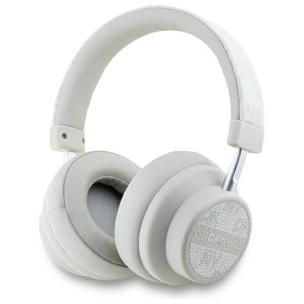 DKNY languotas raštas – belaidės ant ausies uždedamos „Bluetooth“ ausinės V5.3 („Pearl“) 4