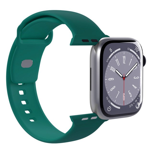 PURO ICON – elastingas dirželis, skirtas Apple Watch 42/44/45/49 mm (S/M & M/L) (Jade)