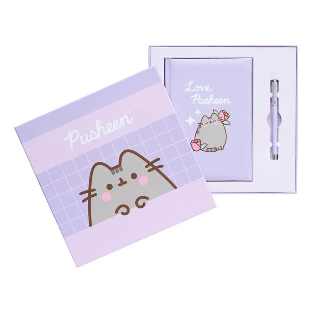 Pusheen – A5 užrašų knygelės ir rašiklių rinkinys iš Moments kolekcijos 8
