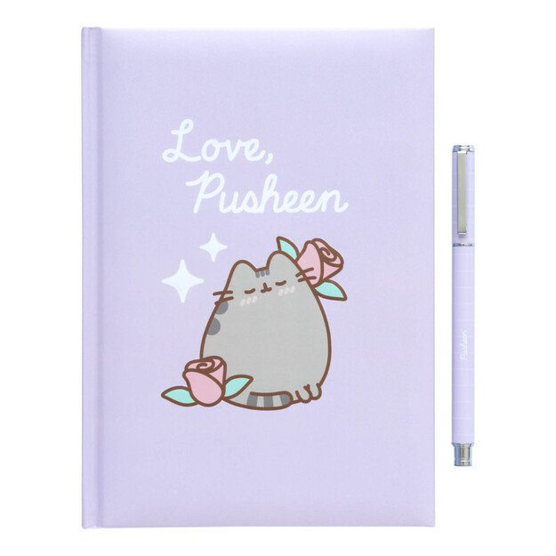 Pusheen – A5 užrašų knygelės ir rašiklių rinkinys iš Moments kolekcijos 9