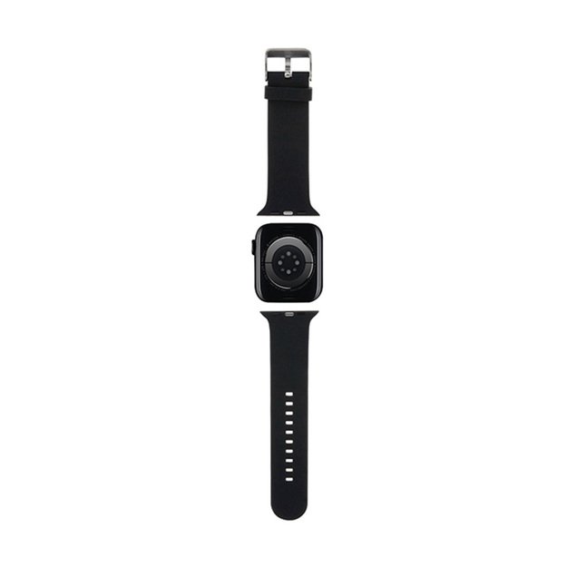 Karl Lagerfeld 3D guminė Karl Head NFT – dirželis Apple Watch 38/40/41 mm (juodas) 4