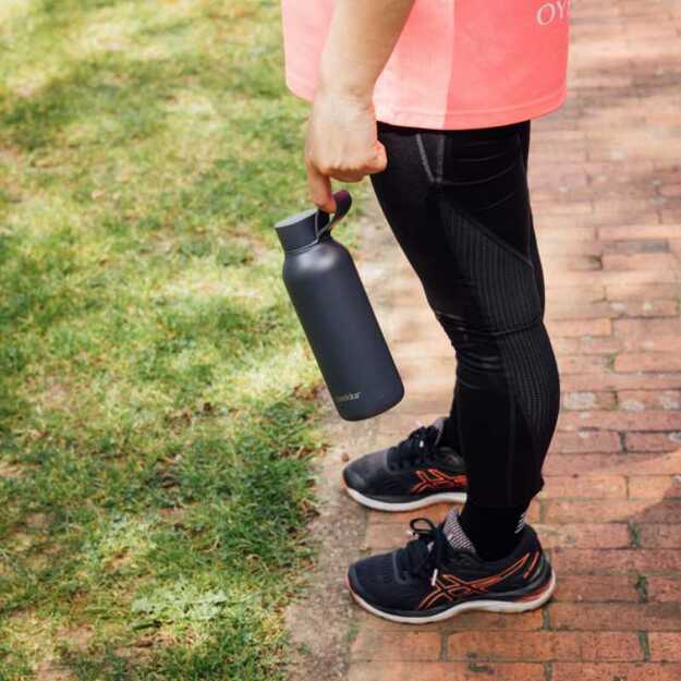 „Quokka Solid“ su dirželiu – nerūdijančio plieno termo butelis 510 ml su dirželiu (šiferis) 6