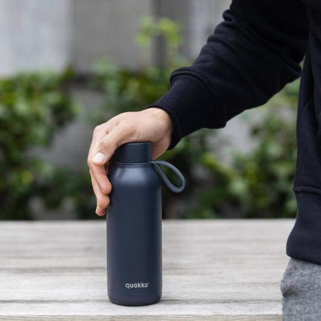 „Quokka Solid“ su dirželiu – nerūdijančio plieno termo butelis 510 ml su dirželiu (šiferis) 5