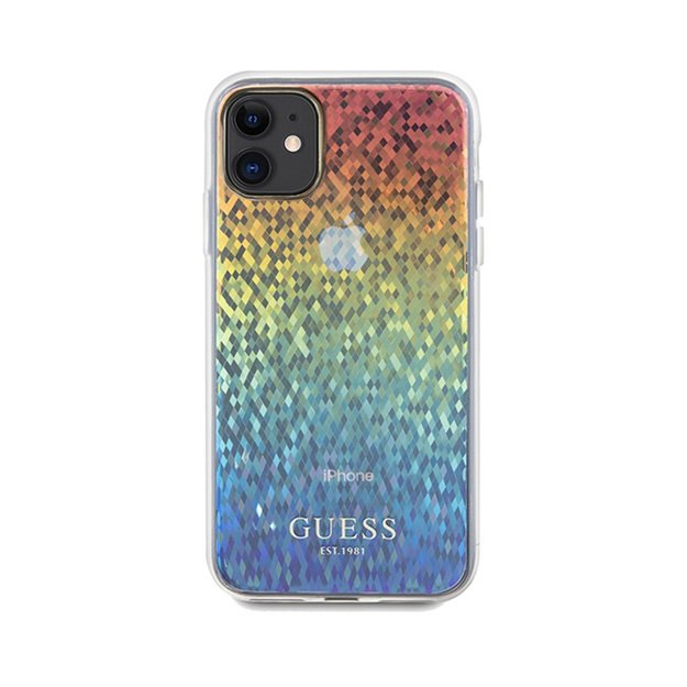 „Guess IML Faceted Mirror Disco Iridescent“ – „iPhone 11“ dėklas („Iridescent“)