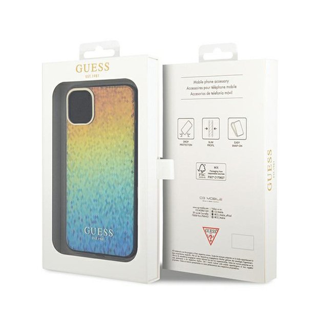 „Guess IML Faceted Mirror Disco Iridescent“ – „iPhone 11“ dėklas („Iridescent“) 7