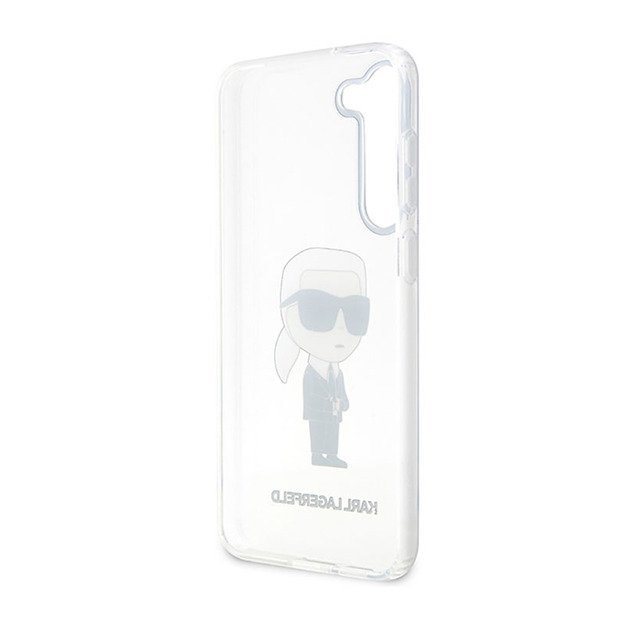 Karl Lagerfeld IML NFT Ikonik dėklas, skirtas Samsung Galaxy S23 (skaidrus)