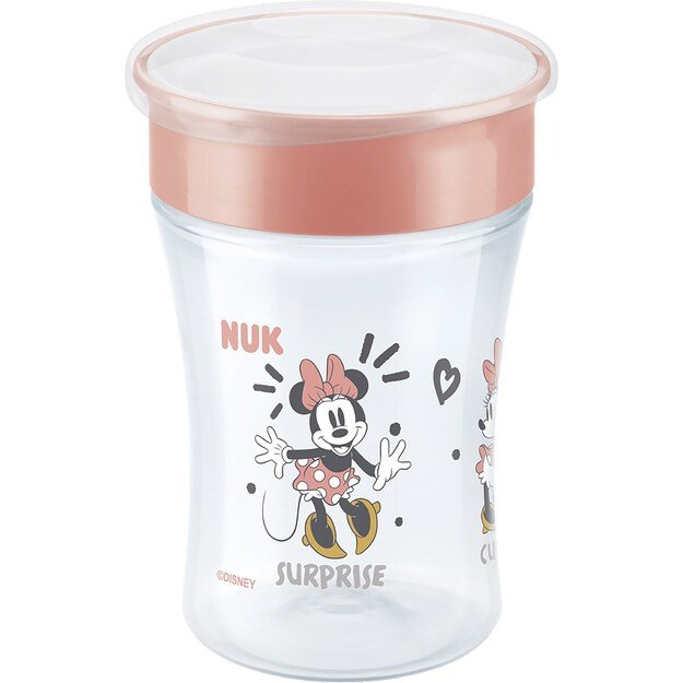Magiškas NUK 360° kūdikio puodelis Minnie (8+ mėn.)