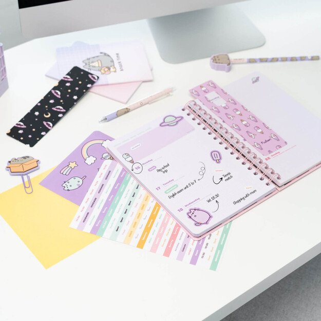 Pusheen - Savaitės planuotojas A5 2025/2026