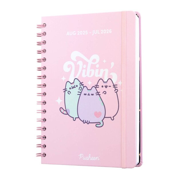 Pusheen - Savaitės planuotojas A5 2025/2026