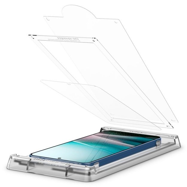 „Spigen Elite Shield EZ Fit HD“ – hidrogelio ekrano apsauga, skirta „Samsung Galaxy S25“ (skaidrus) 5