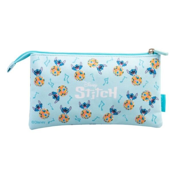 „Disney Stitch“ – 3 skyrių pieštukų dėklas iš „Waves“ kolekcijos 7