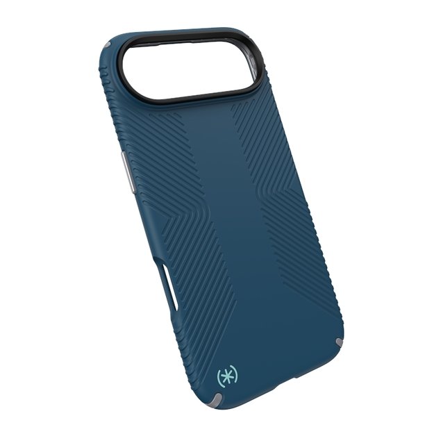 „Speck Presidio2 Grip MagSafe“ dėklas „iPhone 17 Air“ (gilios jūros / sidabro metalo / rašybos mėlynumo) 10