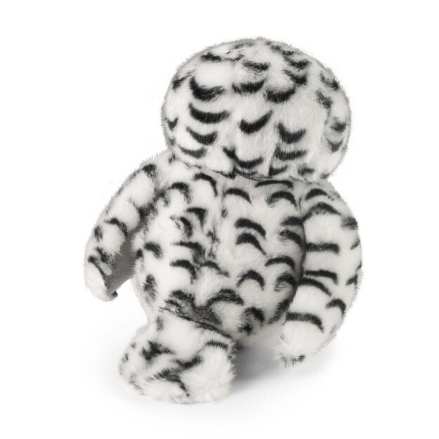 Pliušinis snieguotas pelėdos formos žaislas 25 cm EKOLOGIŠKAS 3