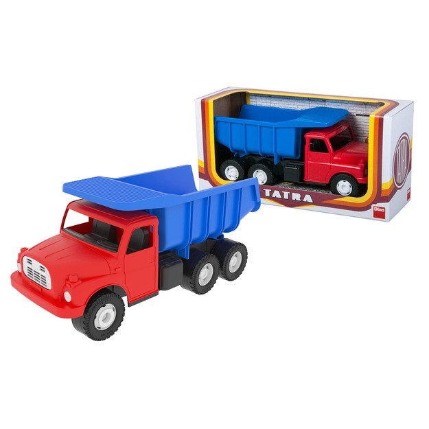 the Tatra Car 148 blue-red, plastic 30cm 3