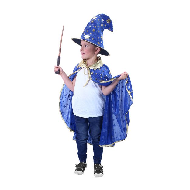 Children costume - blue magical cloak 1