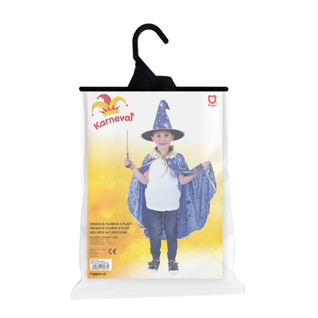 Children costume - blue magical cloak 2