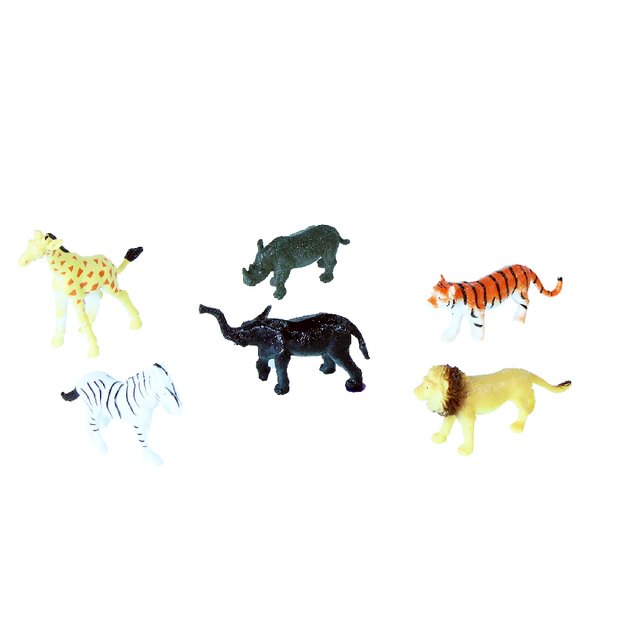 Wild animals 6 pcs per pack 1