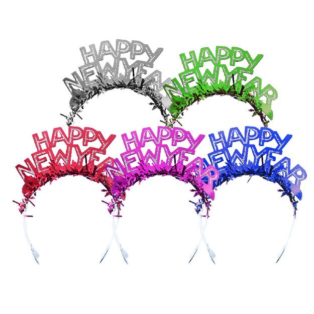Happy New Year headband for adults 1