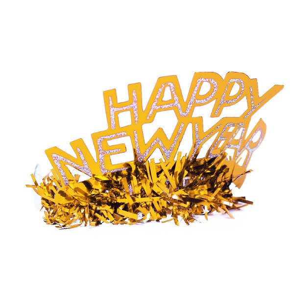 Happy New Year headband for adults 4