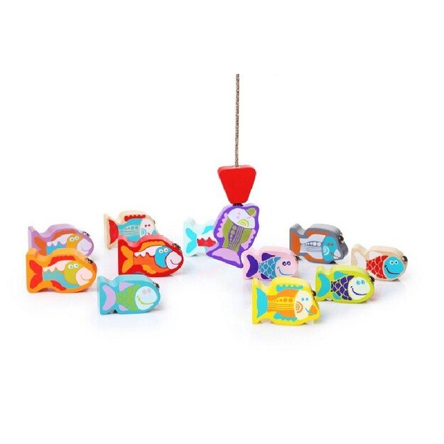 Fishing - wooden game of 14 parts 2