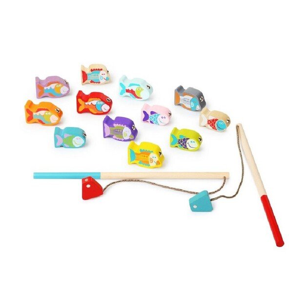 Fishing - wooden game of 14 parts 3