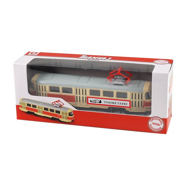 Metal retro tram 16 cm HIGH TATRAS 2