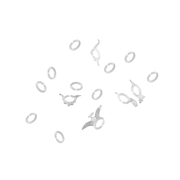 Mažos plastikinės raidės DINO 150 vnt. 2