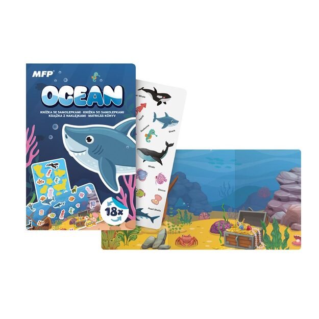 Lipdukų knyga „Ocean 18“ lipdukai 1