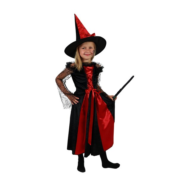Children costume witch black-red (S) 1