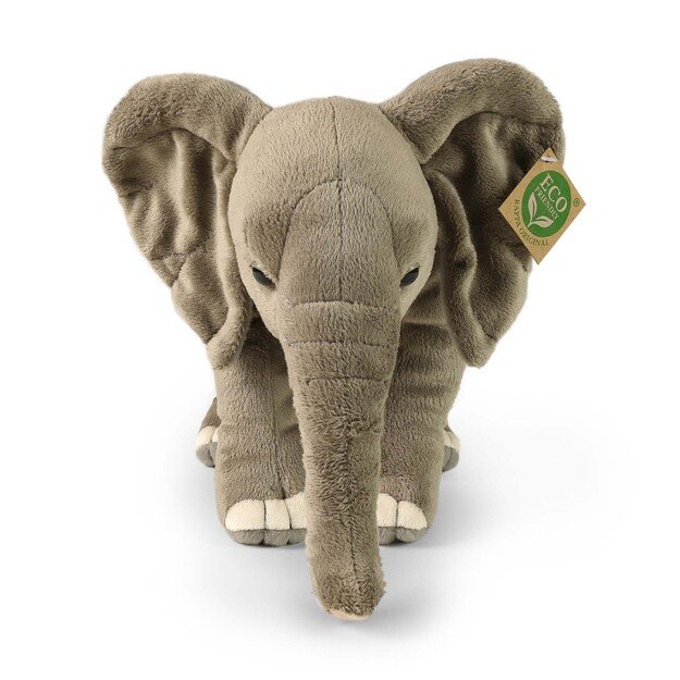 Plush african bush elephant 28 cm ECO-FRIENDLY 4