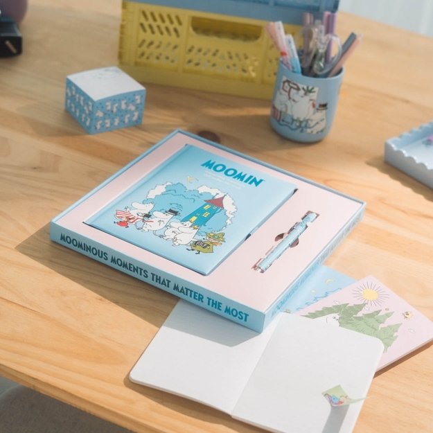 Muminukai - Užrašų knygelė / Bloknotas A5 su rašikliu 2