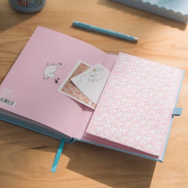 Muminukai - Užrašų knygelė / Bloknotas A5 su rašikliu 7