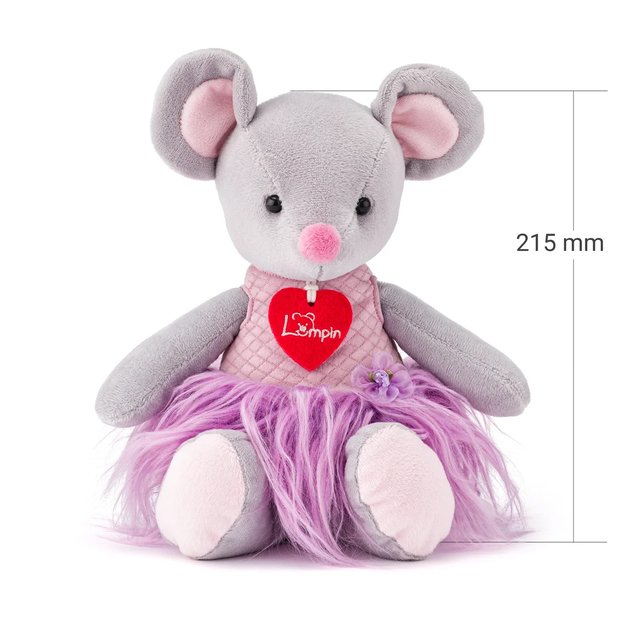 Pelė Akiko pilka 30 cm 2