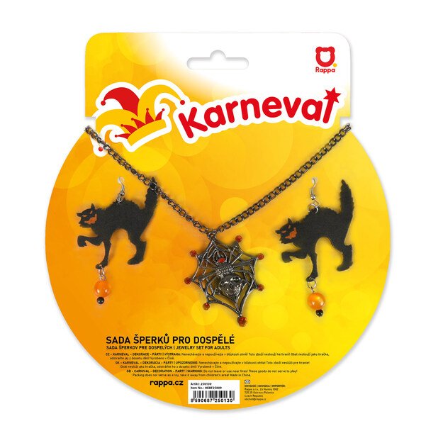 Helovino papuošalų rinkinys suaugusiems 2