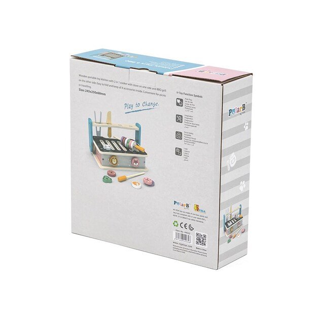 Wooden mini kitchen Viga 1