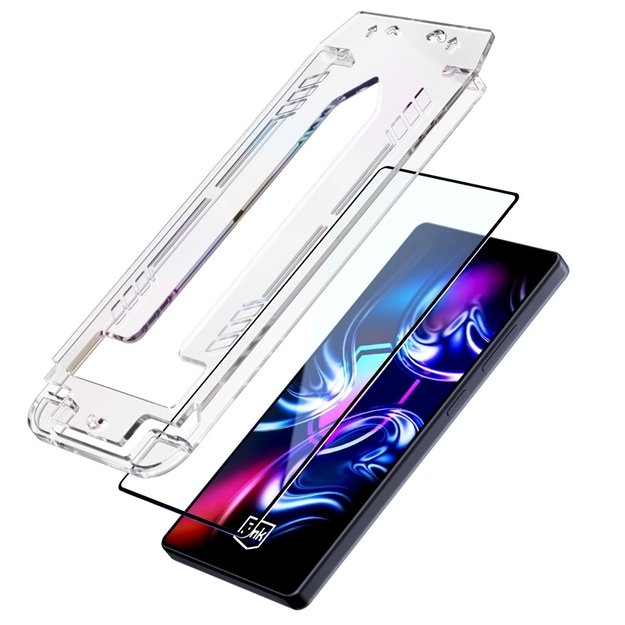 3mk HardGlass Max - grūdintas stiklas su aplikatoriumi, skirtas iPhone Air (juodas) 6